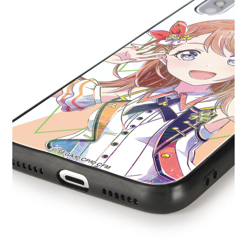 『プロジェクトセカイ カラフルステージ! feat. 初音ミク』花里みのり Ani-Art 強化ガラスiPhoneケース